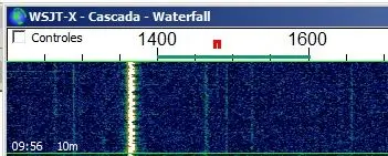 Señal WSPR incorrecta fuera de la banda de paso